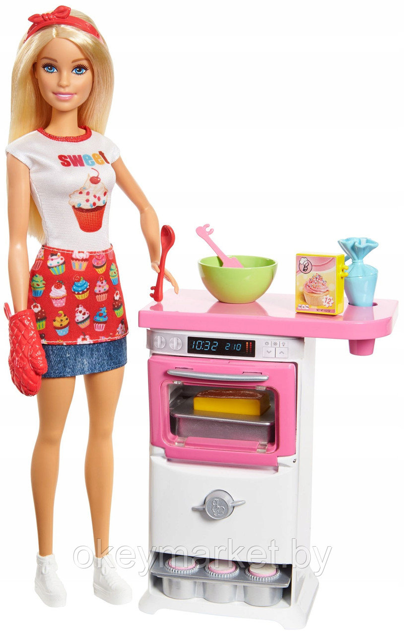 Игровой набор Barbie Пекарь FHP57