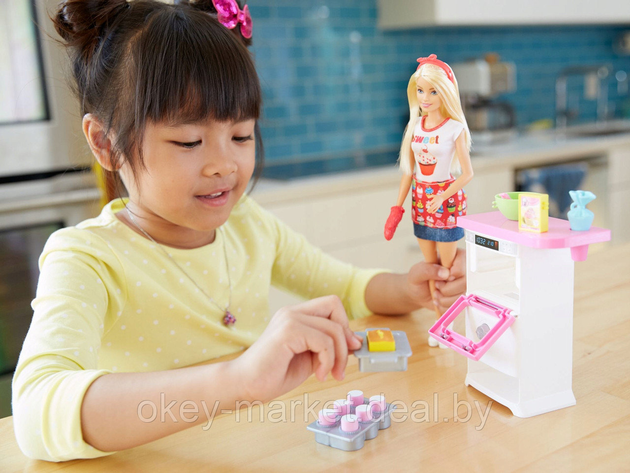 Игровой набор Barbie Пекарь FHP57 - фото 5 - id-p84300848