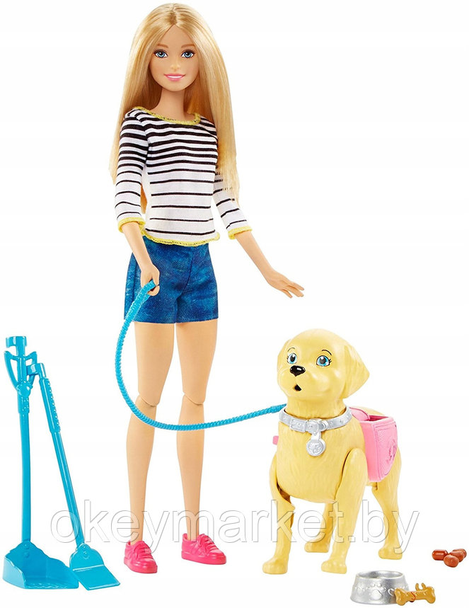 Игровой набор Barbie "Прогулка с питомцем" DWJ68, фото 2
