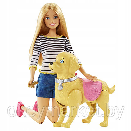 Игровой набор Barbie "Прогулка с питомцем" DWJ68, фото 3