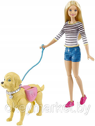 Игровой набор Barbie "Прогулка с питомцем" DWJ68, фото 3