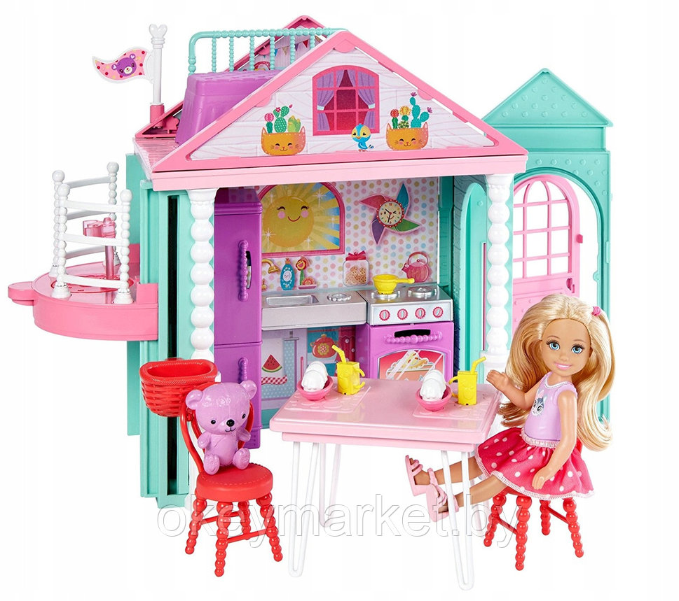 Barbie DWJ50 Барби Домик Челси, фото 2