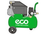 Компрессор ECO AE-251-12 (180 л/мин, 8 атм., рес.25л, 1.2 кВт/220В) /эко AE-251-12
