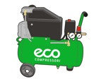 Компрессор ECO AE-251-15 (233 л/мин, 8 атм., рес.25л, 1.5 кВт/220В) / эко AE-251-15 