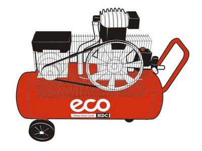 Компрессор ECO AE-1000-22HD (380 л/мин, 8 атм., рес.100л, 2.2 кВт/220В) / эко AE-1000-22HD - фото 2 - id-p4081857