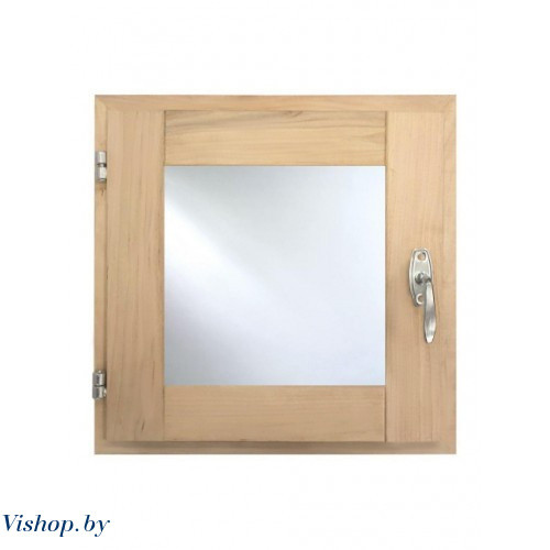 Окно 30х40 для бани со стеклопакетом (ольха) - фото 1 - id-p84310941