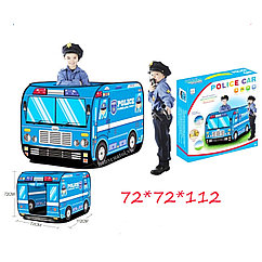 Игровой домик-палатка "Полицейская  машина " 995-7067B