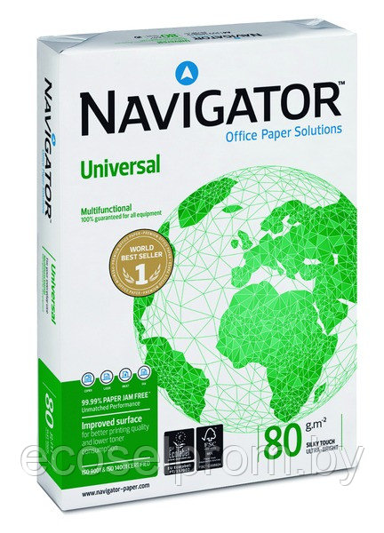 Бумага NAVIGATOR Universal А4/500/80 - фото 1 - id-p3923185
