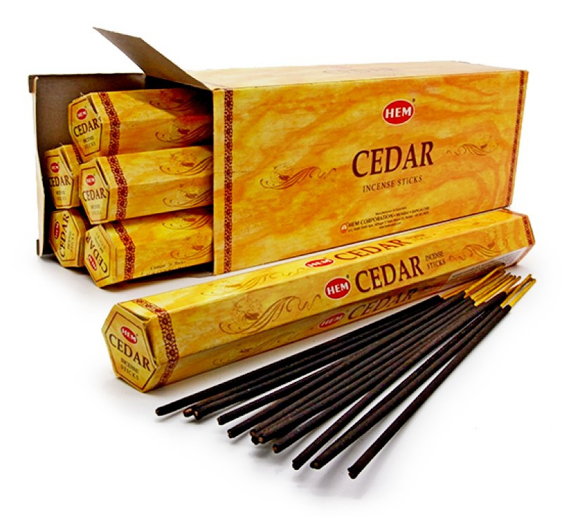 Благовония Кедр HEM Cedar, 20шт – смолистый аромат