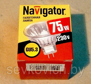 Лампа GU5.3 Navigator с отражателем JCDR 220V 35W, 50W - фото 4 - id-p1714399