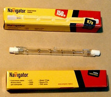 Лампа линейная галогенная Navigator J117mm R7s 230V 150W