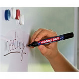 Маркер для доски Edding синий, фото 4