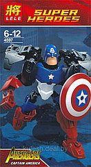 Конструктор 4597 LELE Super Heroes Avengers Captain America Капитан Америка аналог LEGO 4597 купить в Минске