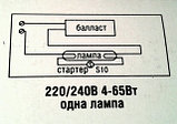 Стартер для люминисцентных  ламп  ST111 OSRAM 220В, 4-40Вт; 65Вт., фото 2