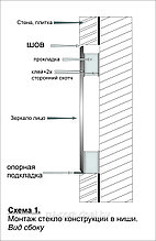 Профессиональная установка зеркал.