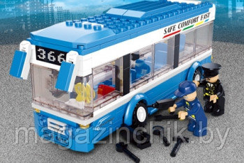 Конструктор Автобус M38-B0330 Sluban (Слубан) 235 деталей аналог Лего (LEGO) купить в Минске - фото 4 - id-p4097179