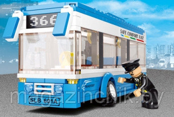 Конструктор Автобус M38-B0330 Sluban (Слубан) 235 деталей аналог Лего (LEGO) купить в Минске - фото 5 - id-p4097179