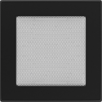 Решетка каминная вентиляционная черная C 17х17