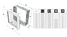 Решетка каминная вентиляционная черная с жалюзи CX, фото 4