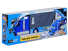 Автовоз полицейский 660-A16, 87 см длина, собирается в чемодан