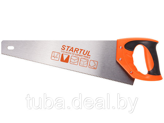 Ножовка по дер. 400мм STARTUL STANDART (ST4025-40) (11 TPI, каленый зуб, 2D заточка) - фото 1 - id-p84593600