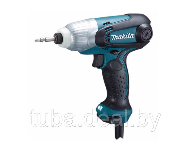 Шуруповерт ударный MAKITA TD 0101 F в кор. (230 Вт, патрон внутр. шестигр. 1/4", 100 Нм, подсветка) - фото 1 - id-p84595729