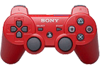 Беспроводной контроллер DualShock 3 (красный чёрный) - фото 1 - id-p4100641