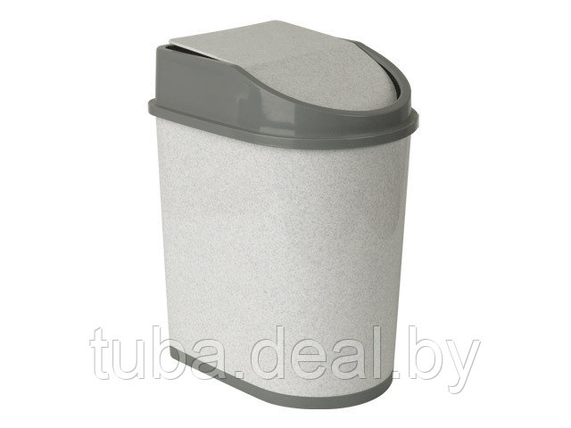 Контейнер для мусора 5л (мраморный) IDEA - фото 1 - id-p84596314