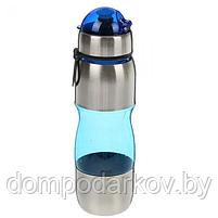 Бутылка для воды велосипедная Sport Style с поильником, 600 мл, микс, фото 2