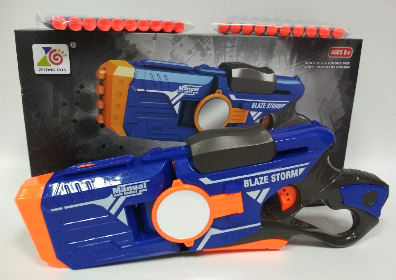 Игрушечный Бластер Blaze Storm ZC7086 с поворотным стволом (Аналог Нёрф) - фото 2 - id-p84645423