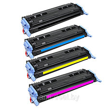 Картридж Q6001A/CRG-307/707/107 для HP 1600/2600/2605/CM1015/1017 / Canon LBP-5000/5100 голубо с чипом (SPI), фото 3