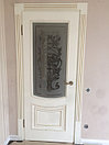 Реставрация, ремонт и покраска межкомнатных дверей с золотой патиной., фото 2
