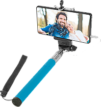 Селфи палка Defender Selfie Master SM-02 Blue проводная