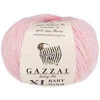 Пряжа Gazzal Baby Wool XL цвет 836XL нежный розовый
