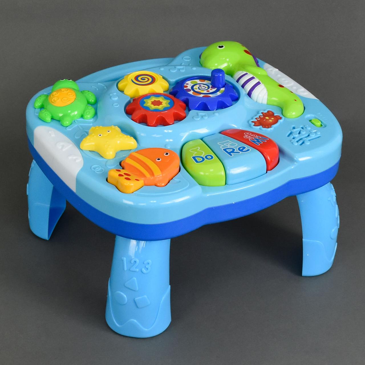Детский музыкальный развивающий столик (можно вешать на кроватку) ( свет, звук) - фото 2 - id-p84691727
