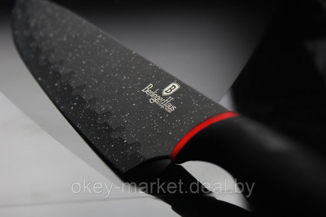Набор кухонных ножей Berlinger Haus Granit Diamon на подставке BH-2119 - фото 4 - id-p84691976