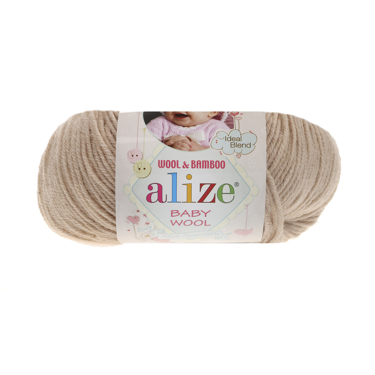 Пряжа Alize Baby Wool цвет 310 медовый(снят с пр-ва) - фото 2 - id-p84691979