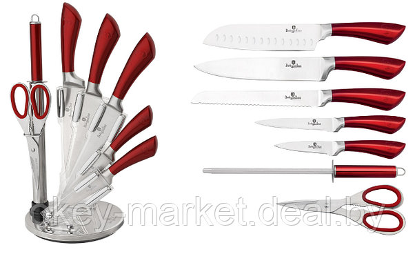 Набор кухонных ножей  Berlinger Haus Infinity на подставке BH-2043, фото 2