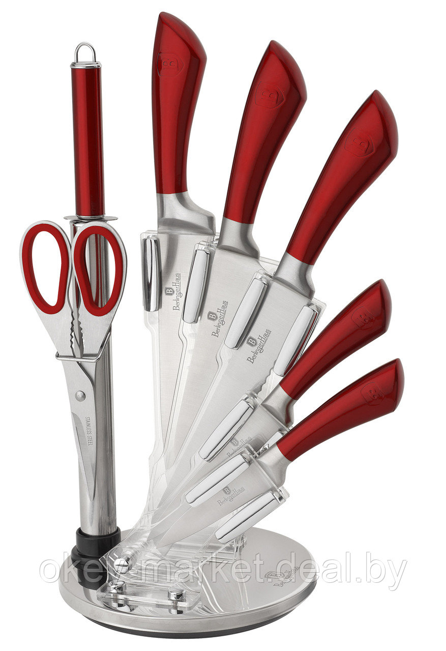 Набор кухонных ножей Berlinger Haus Infinity на подставке BH-2043 - фото 4 - id-p84691998
