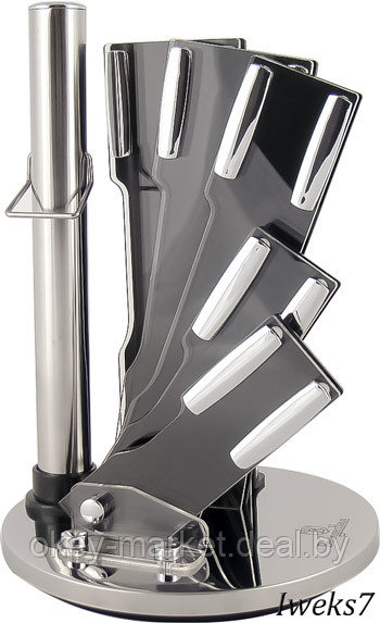 Набор кухонных ножей Berlinger Haus Infinity на подставке BH-2043 - фото 5 - id-p84691998