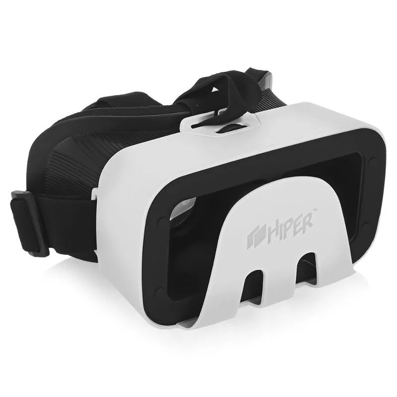 Очки виртуальной реальности Hiper VRR, для смартфонов с диагональю до 6", белые