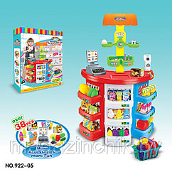 Игровой набор "Супермаркет" 922-05, 38 предметов, свет, звук