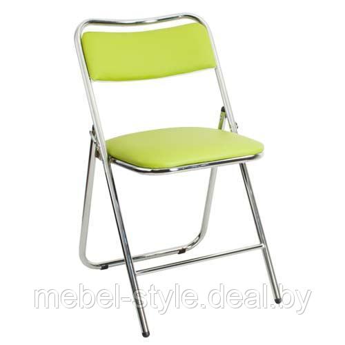 Складной стул ЭЛЕГАНТ хром для посетителей и дома, кресла ELEGANT CH кож/зам V - - фото 3 - id-p84746488