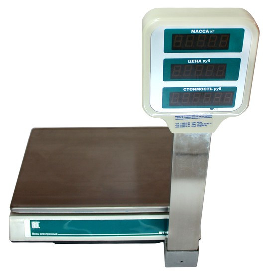 Весы торговые настольные электронные Штрих М7Т 15 - 2,5 А (со стойкой) версия 3.2 - фото 6 - id-p42609935