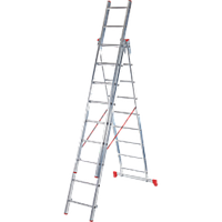 Лестница алюминиевая трёхсекционная NV 223, Ступени 3×9 2230309