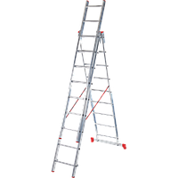 Лестница алюминиевая трёхсекционная NV 223, Ступени 3×11 2230311