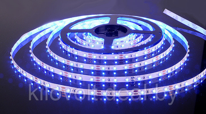 Светодиодная лента SMD 3528, 300 Led, IP33, 12V, Standart 9.6 Вт ,цветная - фото 4 - id-p85898662