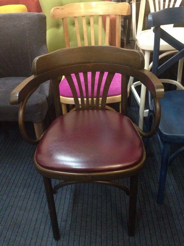 Кресло деревянное с обивкой Классик Люкс 205-01 (тон и обивка на выбор) - фото 4 - id-p1142431