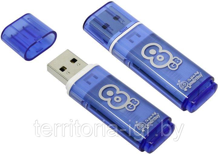 USB-накопитель 8GB Glossy series SB8GBGS-B Smartbuy - фото 2 - id-p84762547