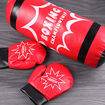 Набор для бокса детская боксерская груша, 2 перчатки